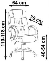 Biuro kėdės Relax matmenys