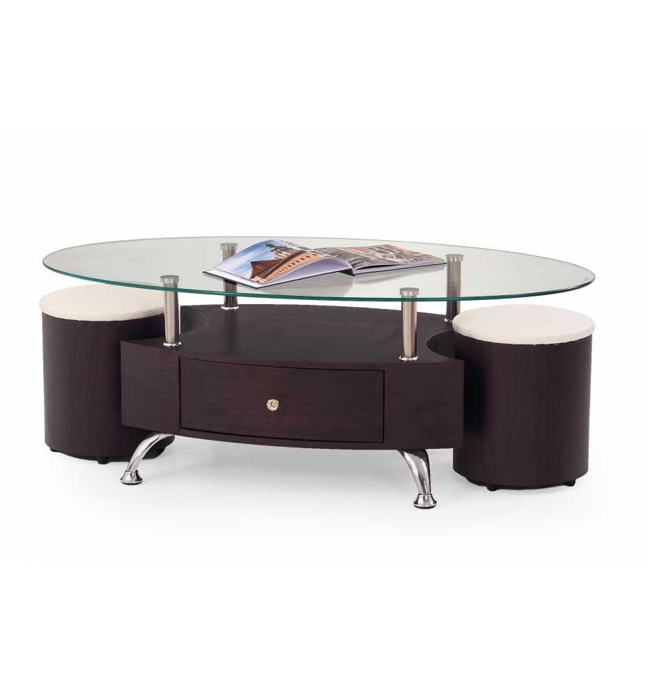 STELLA coffee table color: wenge