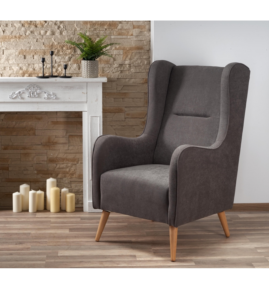CHESTER leisure chair, color: dark grey