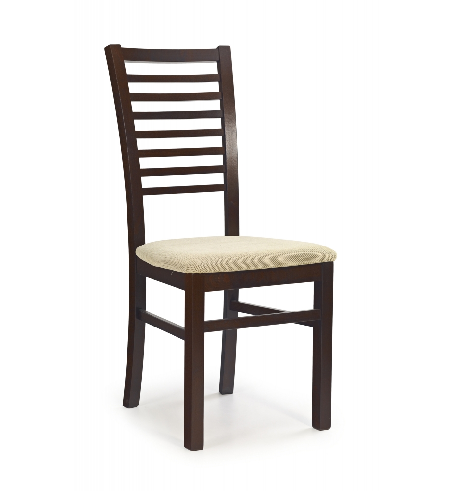 GERARD6 chair color: dark walnut/TORENT BEIGE