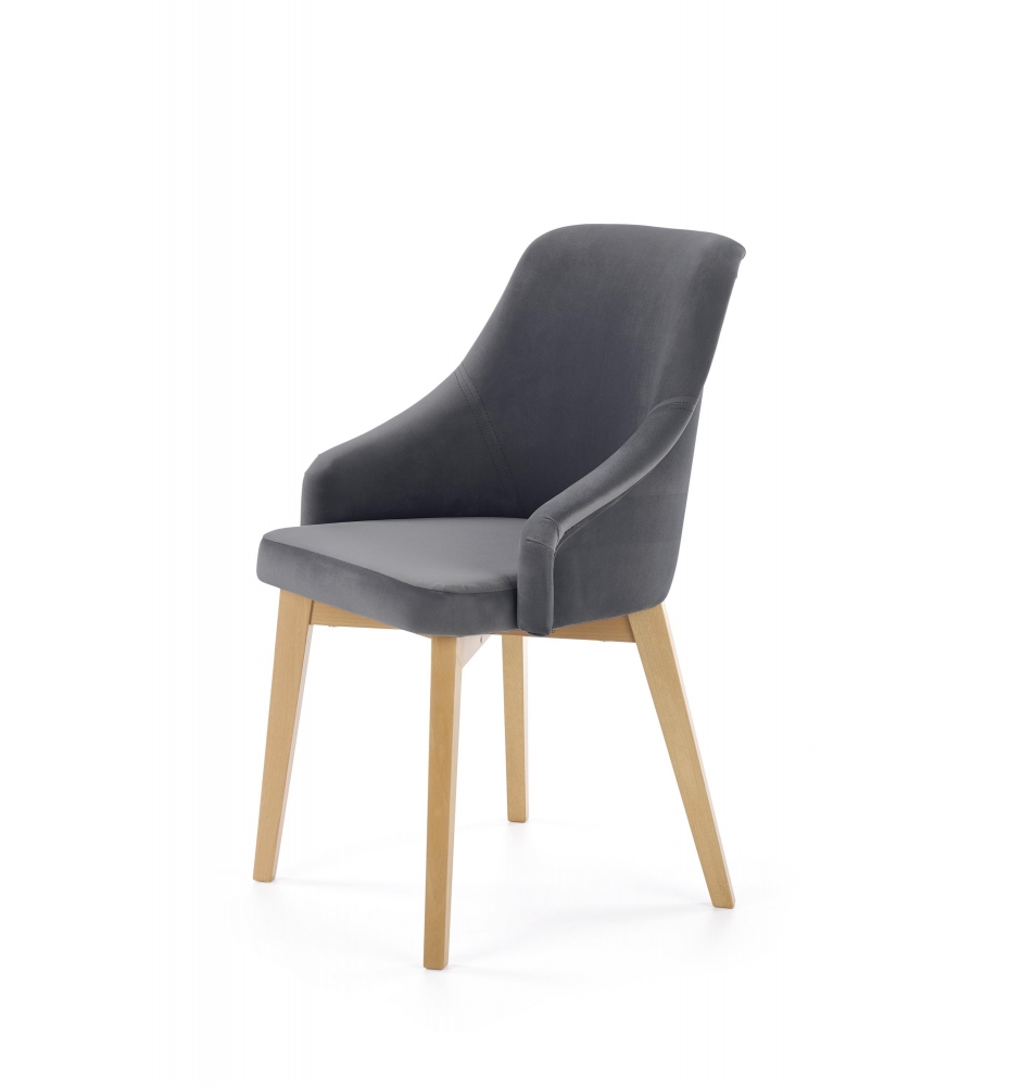 TOLEDO 2 chair, color: honey oak / SOLO 267