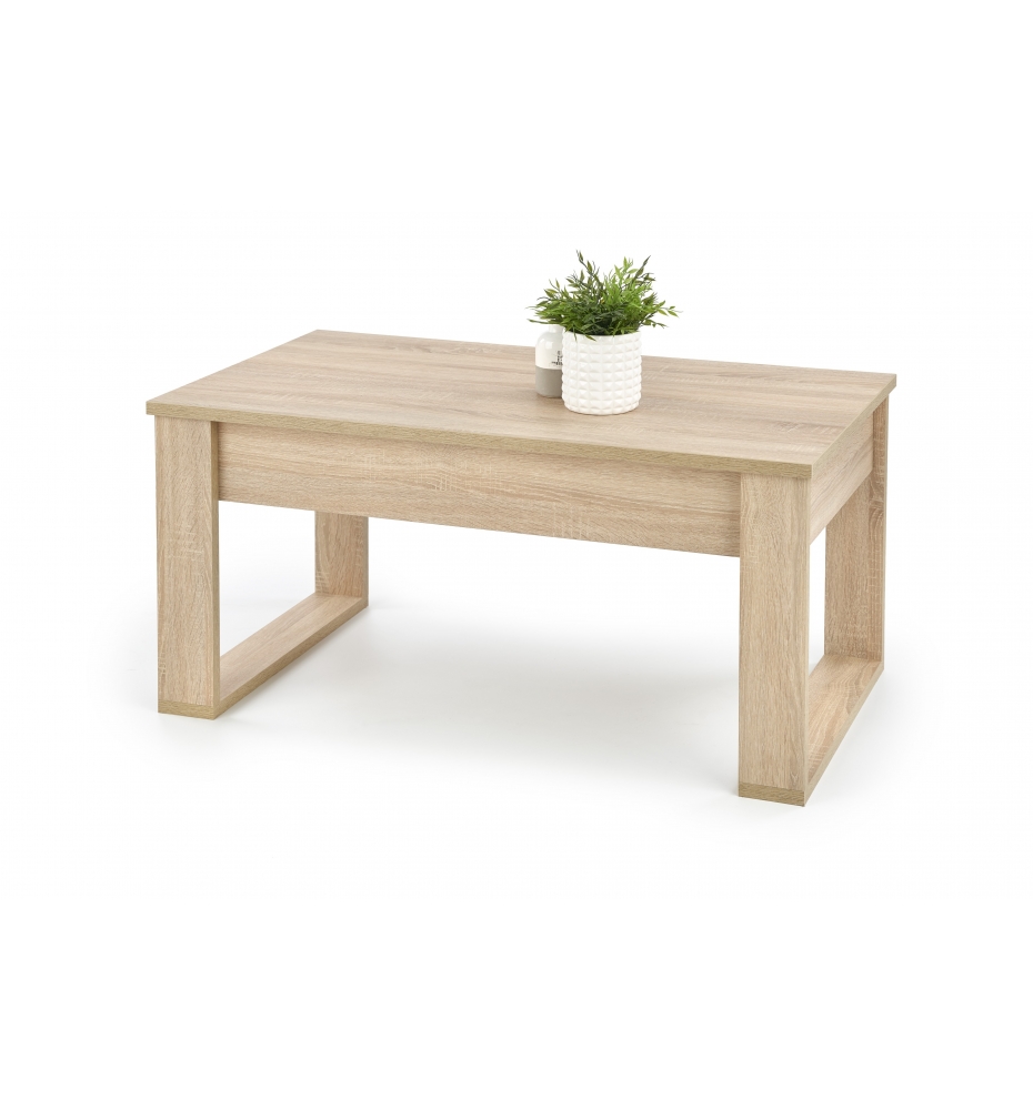 NEA c. table, color: sonoma oak