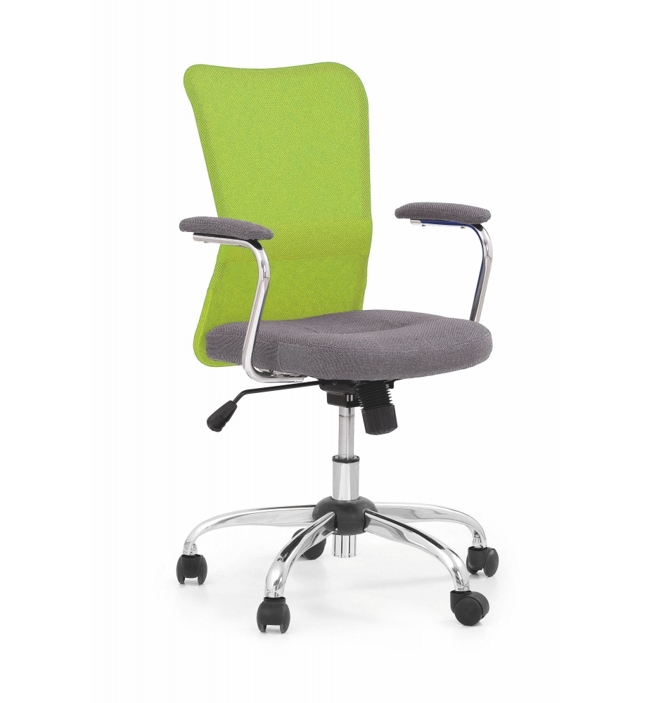 ANDY chair color: grey/lime green