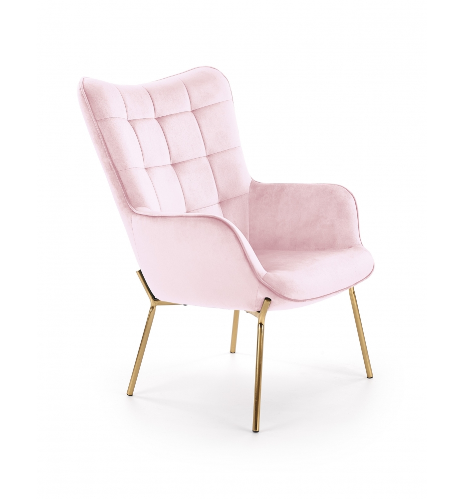CASTEL 2 l. chair, color: light pink