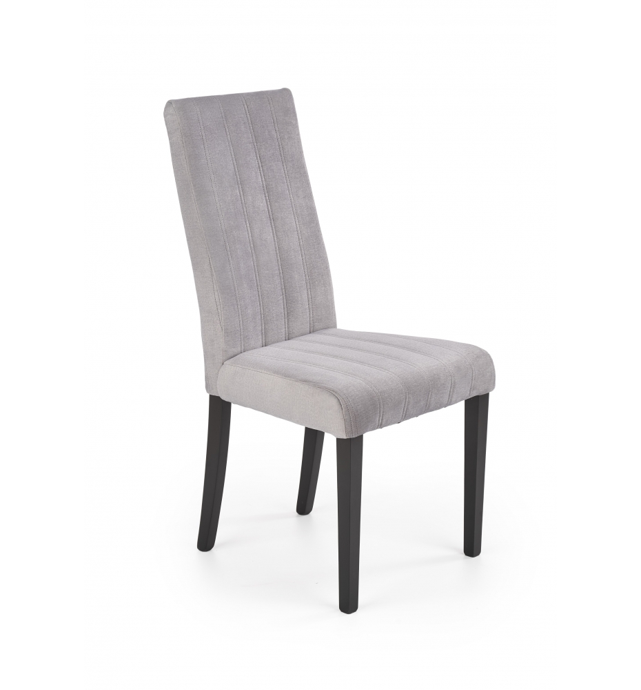 DIEGO 2 chair, color: quilted velvet Stripes - MONOLITH 85