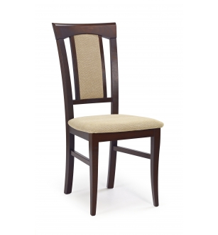 KONRAD chair color: dark walnut/TORENT BEIGE