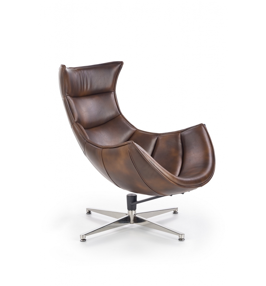 LUXOR leisure chair, color: dark brown
