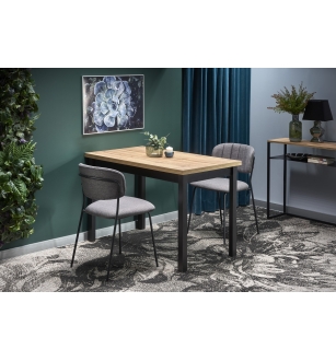 COBALT table, color: wotan oak/black