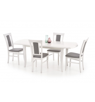 FRYDERYK 160/240 cm extension table color: white