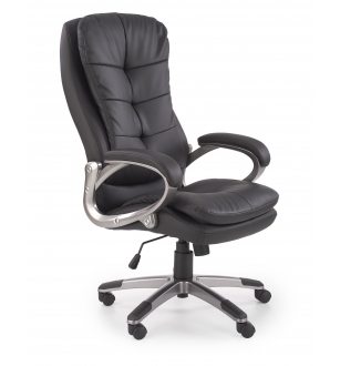 PRESTON executive office chair color: black