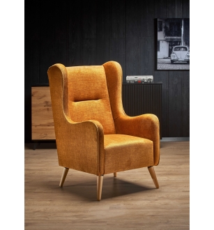 CHESTER leisure chair, color: honey (fabric 9. Amber)