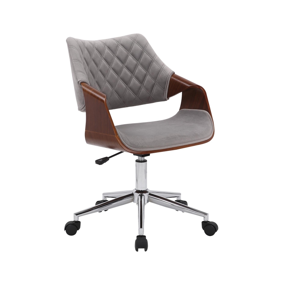 COLT office chair walnut/grey