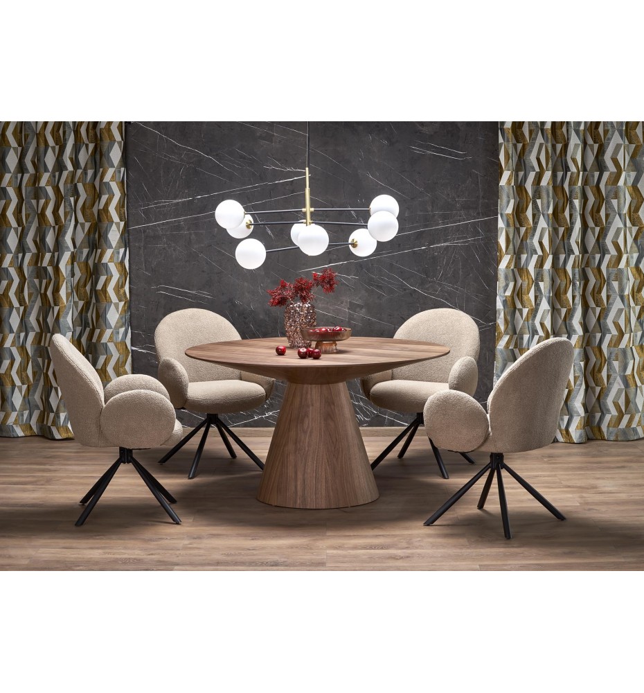 HENDERSON round table, walnut
