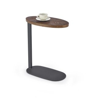 DELPHI coffee table, walnut / black
