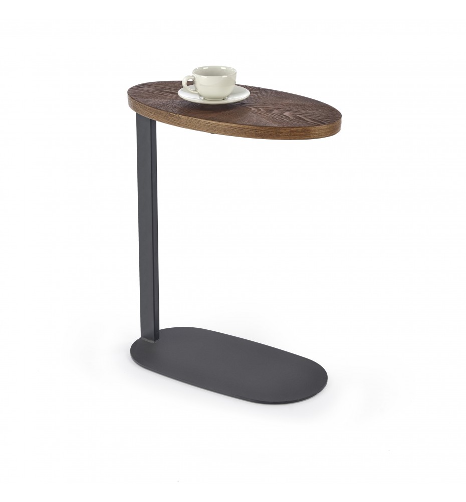 DELPHI coffee table, walnut / black