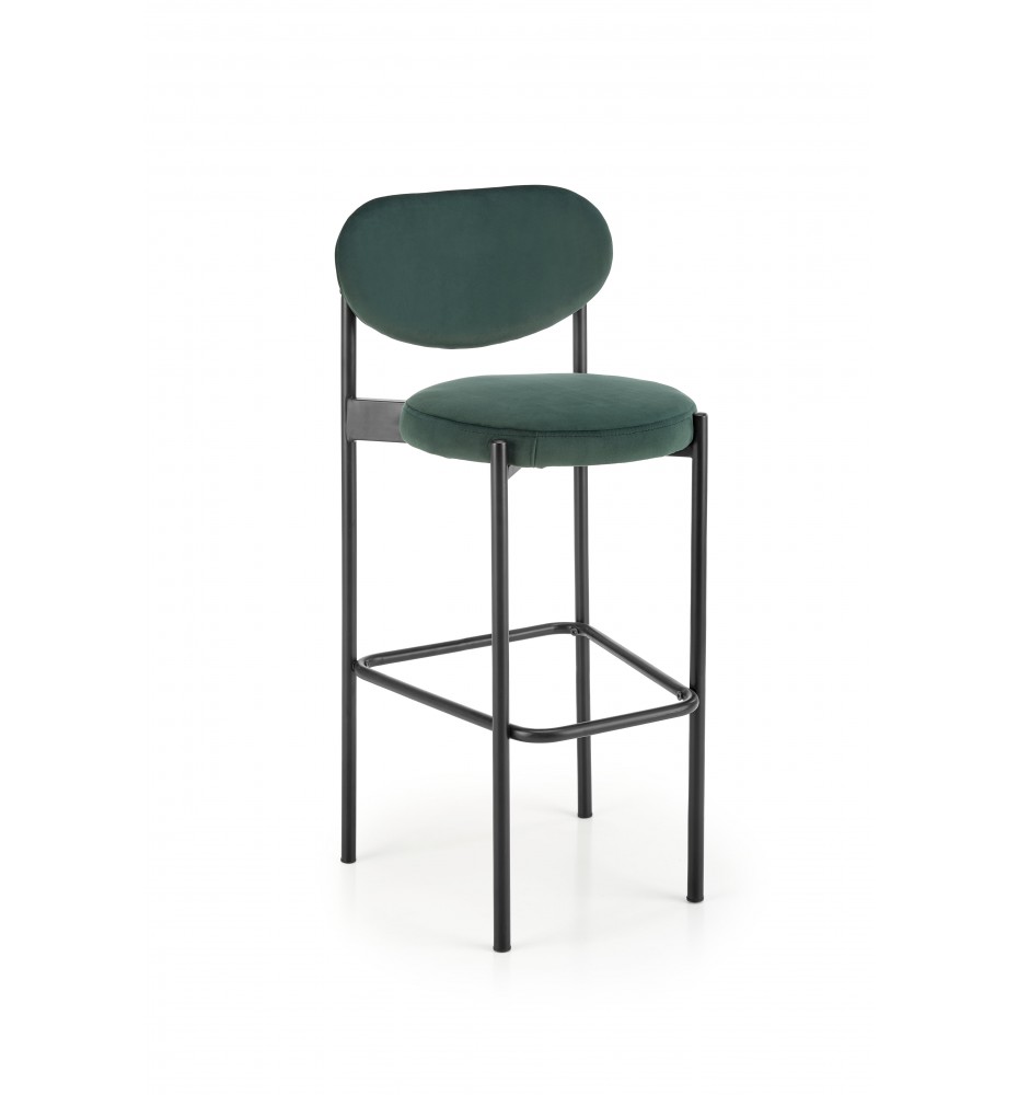 H108 bar stool, dark green