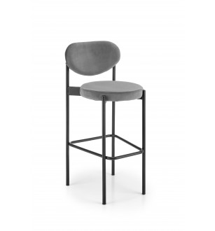 H108 bar stool, grey