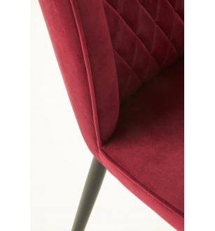 Kėdė K399 tamsiai raudona