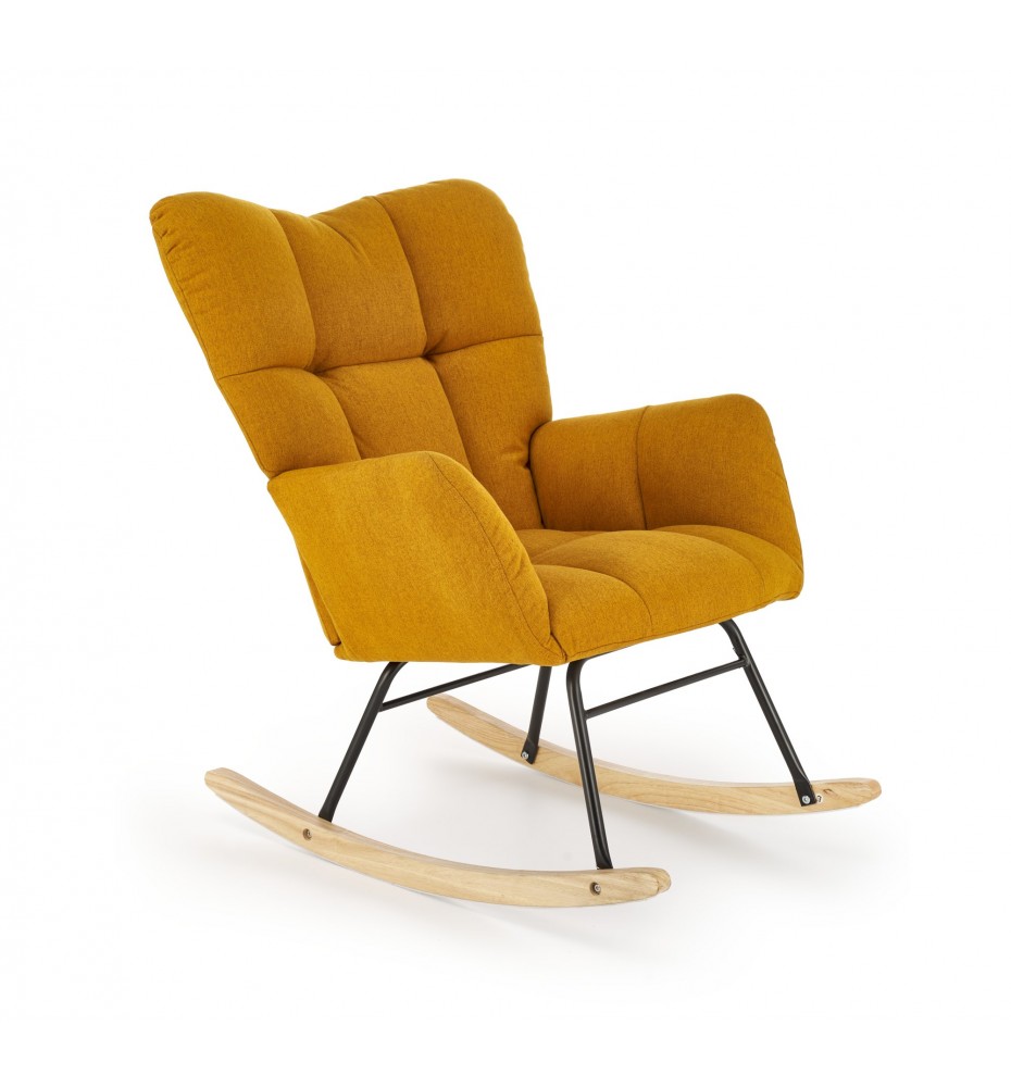 VASCO rocking chair, mustard