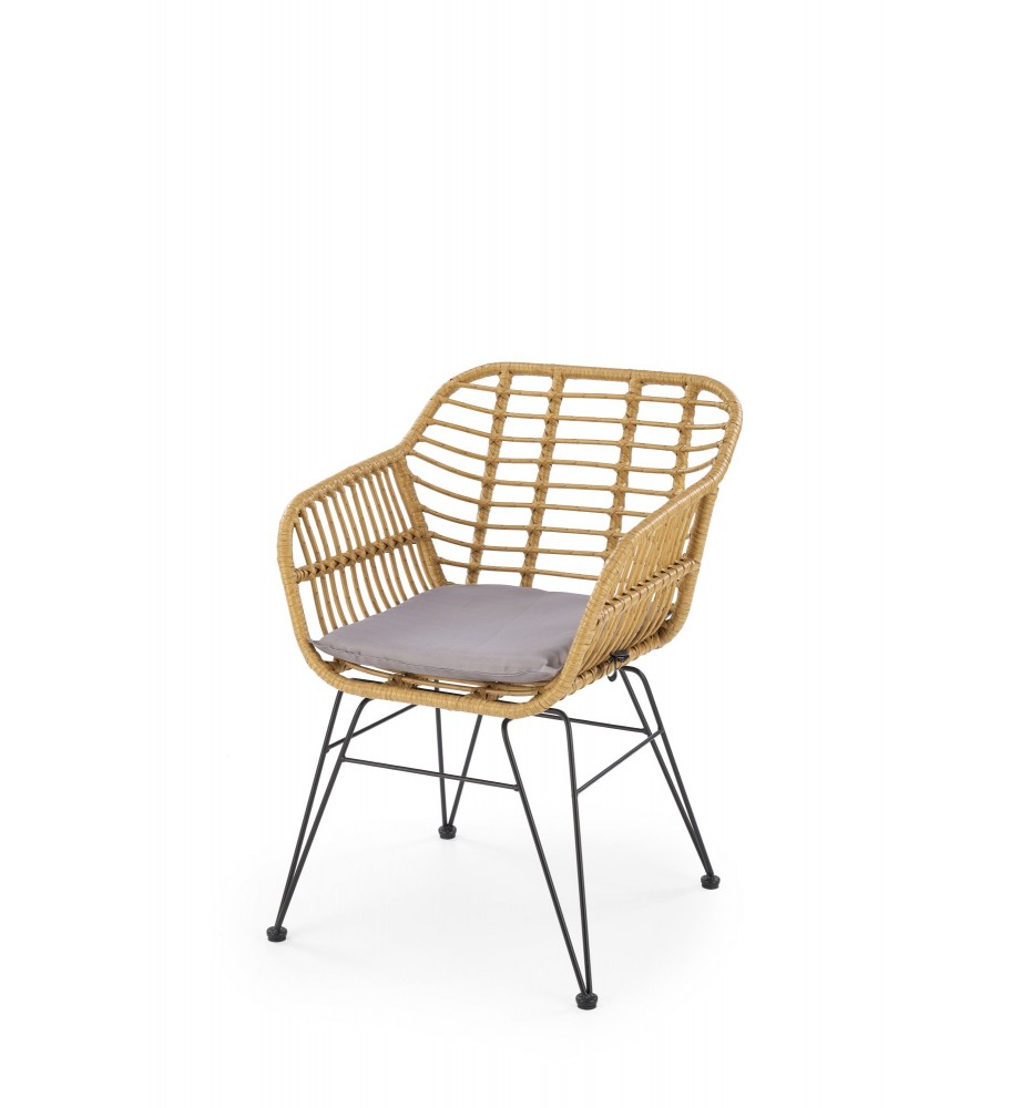 K541 chair, natural / grey
