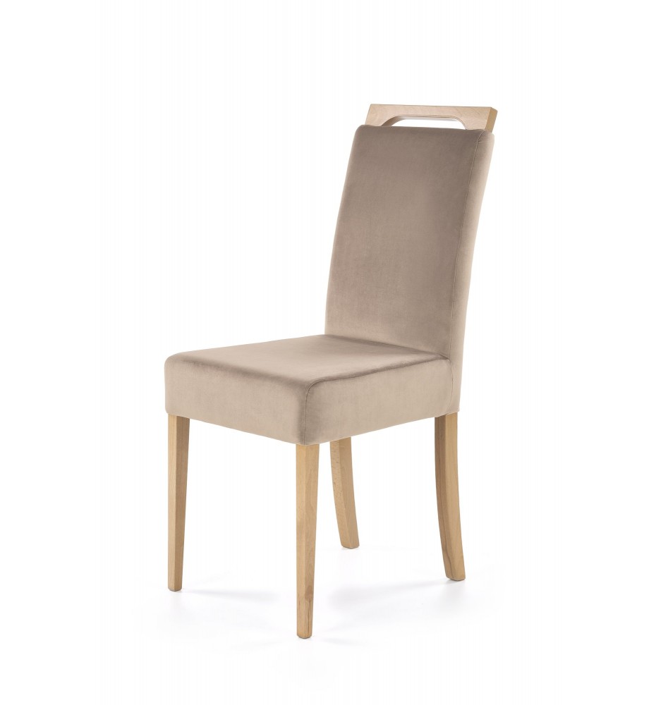 CLARION chair, color: honey oak / MONOLITH 09