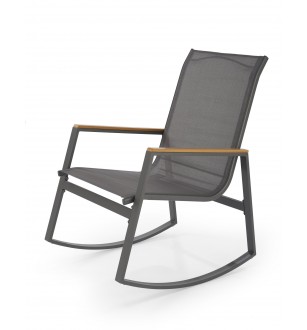 ZLATAN garden chair, color: d.grey / l.grey