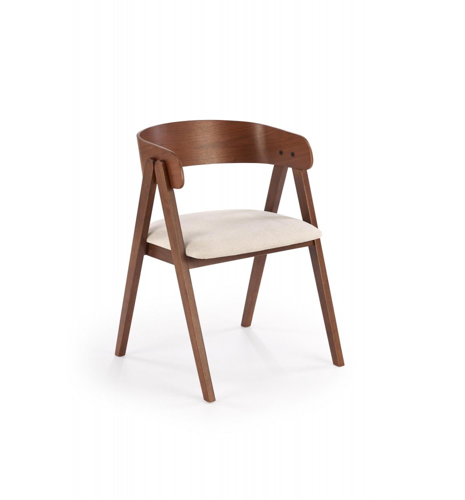 K562 chair, walnut / light beige