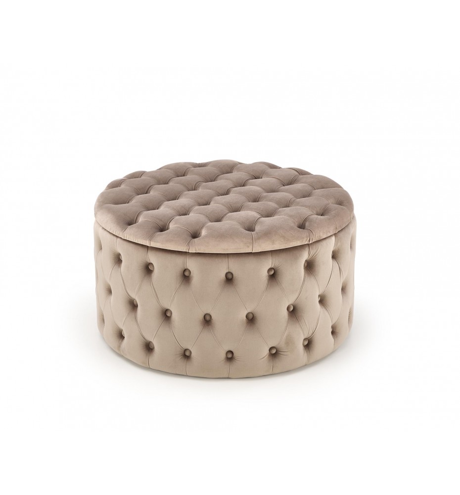 NUNEZ pouffe color: beige