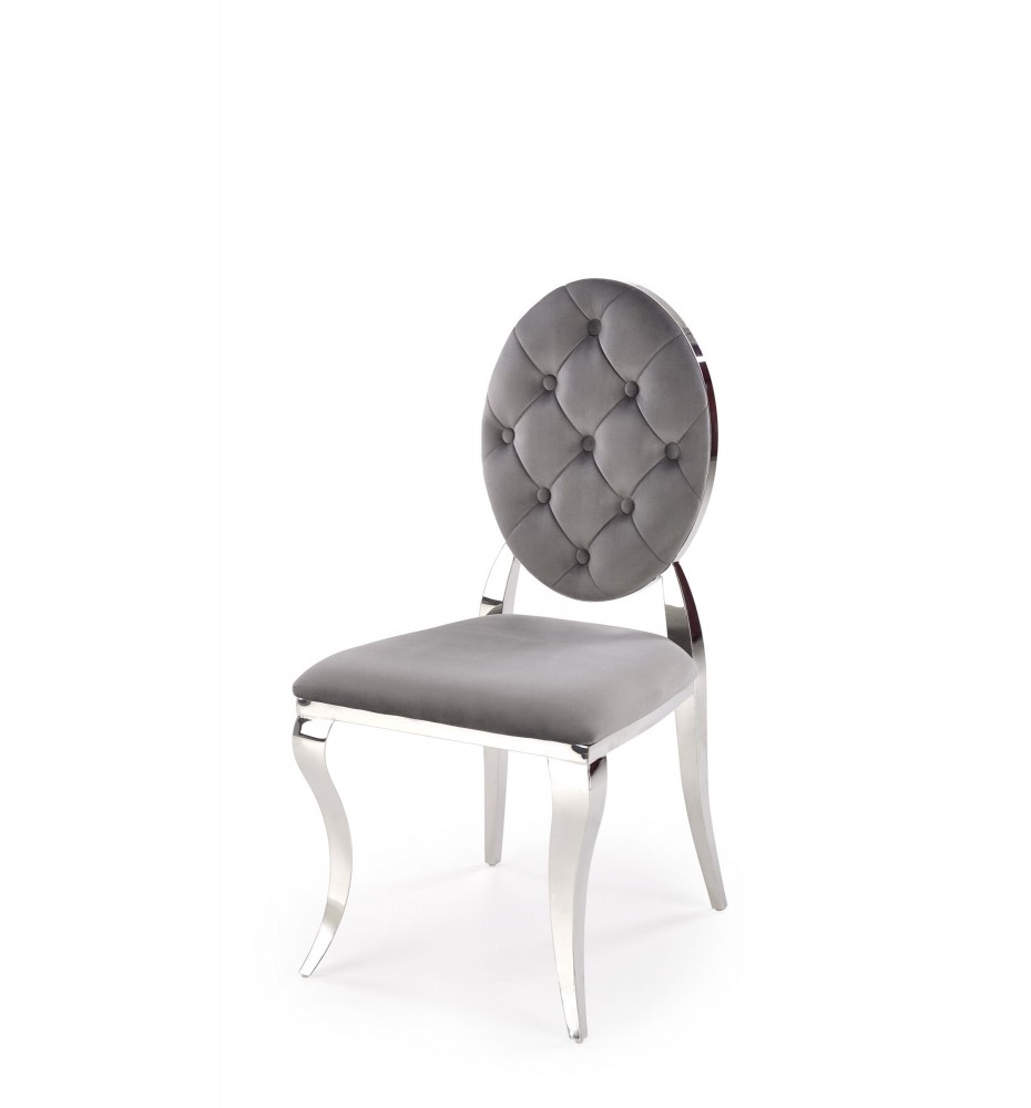 K555 chair, grey / silver