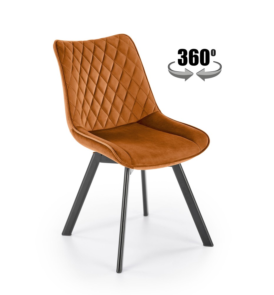 K520 chair, cinnamon / black