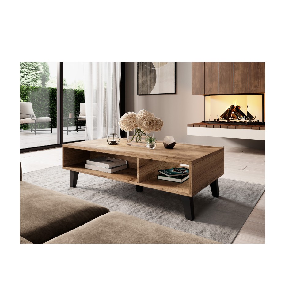 NORD coffee table antracyt/black
