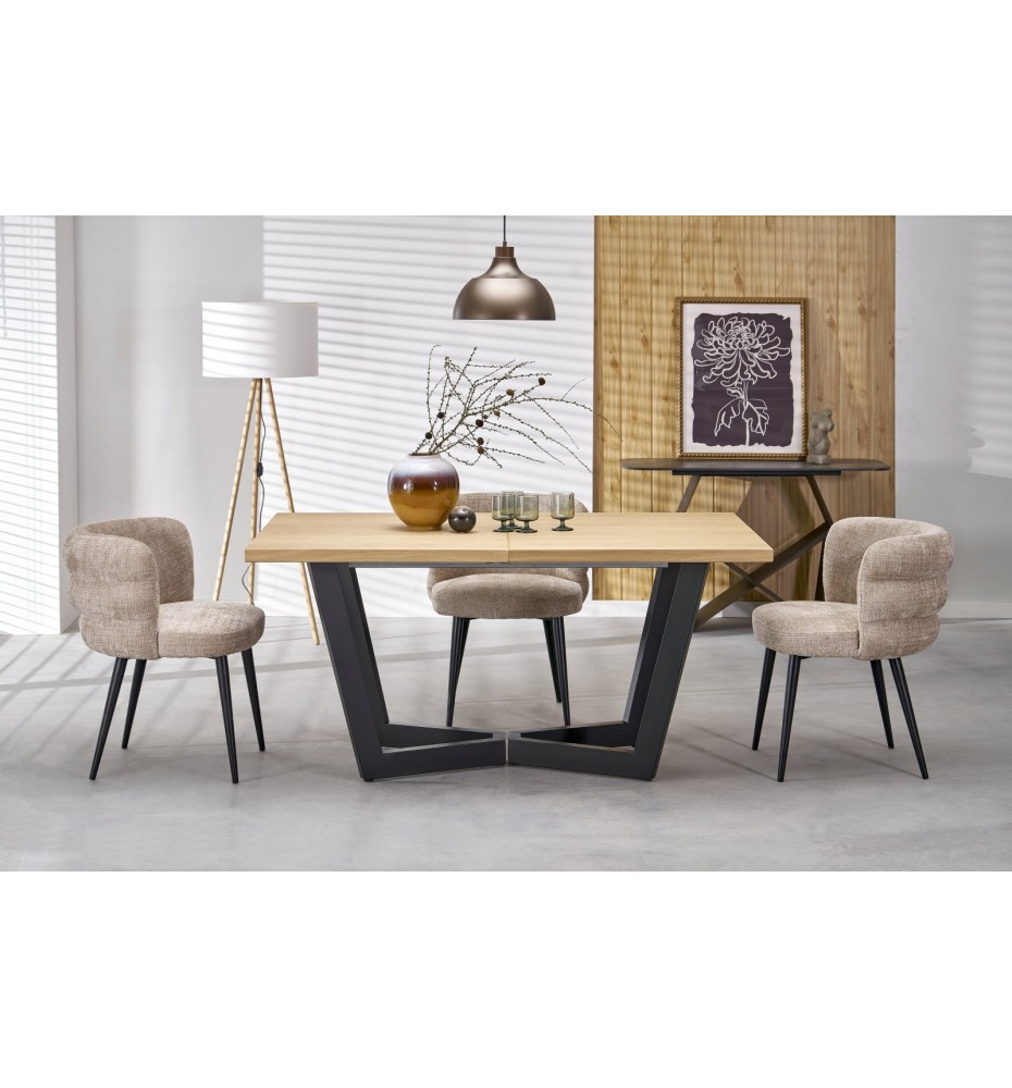 MASSIVE 2 extension table, color: natural oak / natural oak