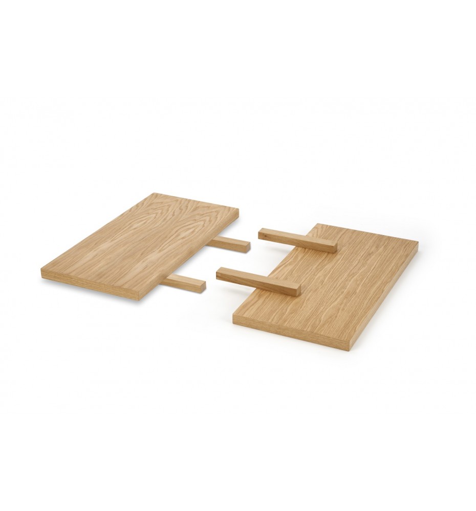 MASSIVE 2 extension table, color: natural oak