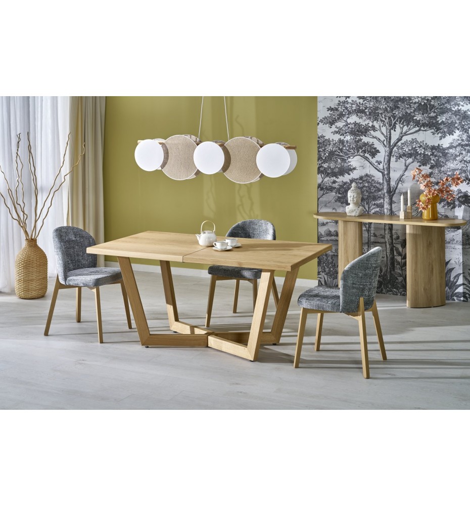 MASSIVE 3 extension table, color: natural oak / natural oak