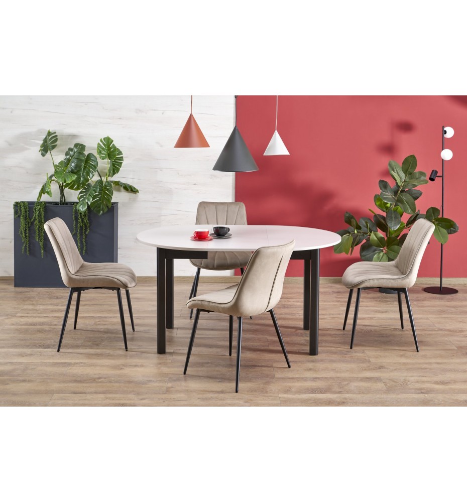RINGO table, cashmere / black