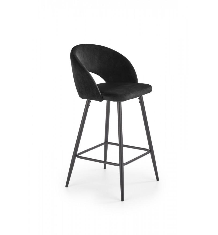 H96 bar stool, color: black