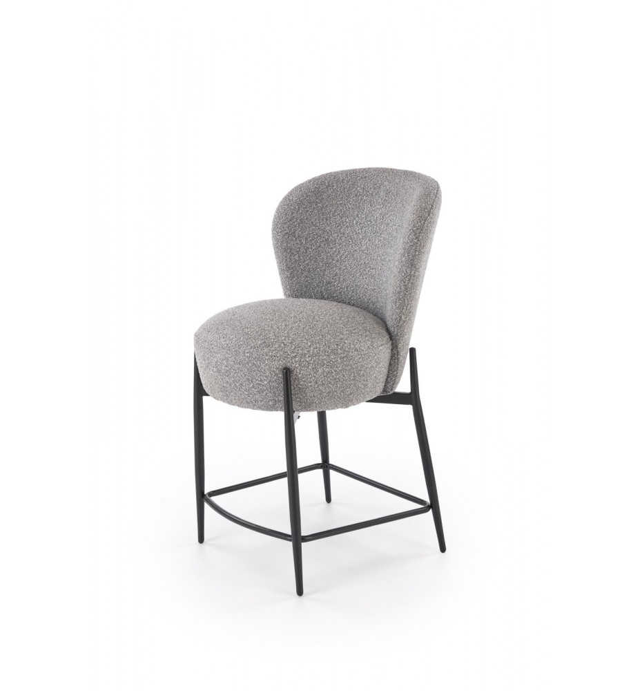 H126 bar stool, grey