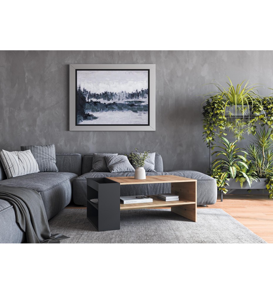 MURCIA c.table, artisan oak / black
