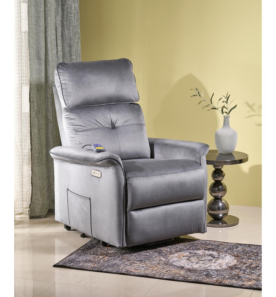 SEMIR 2 leisure chair, grey