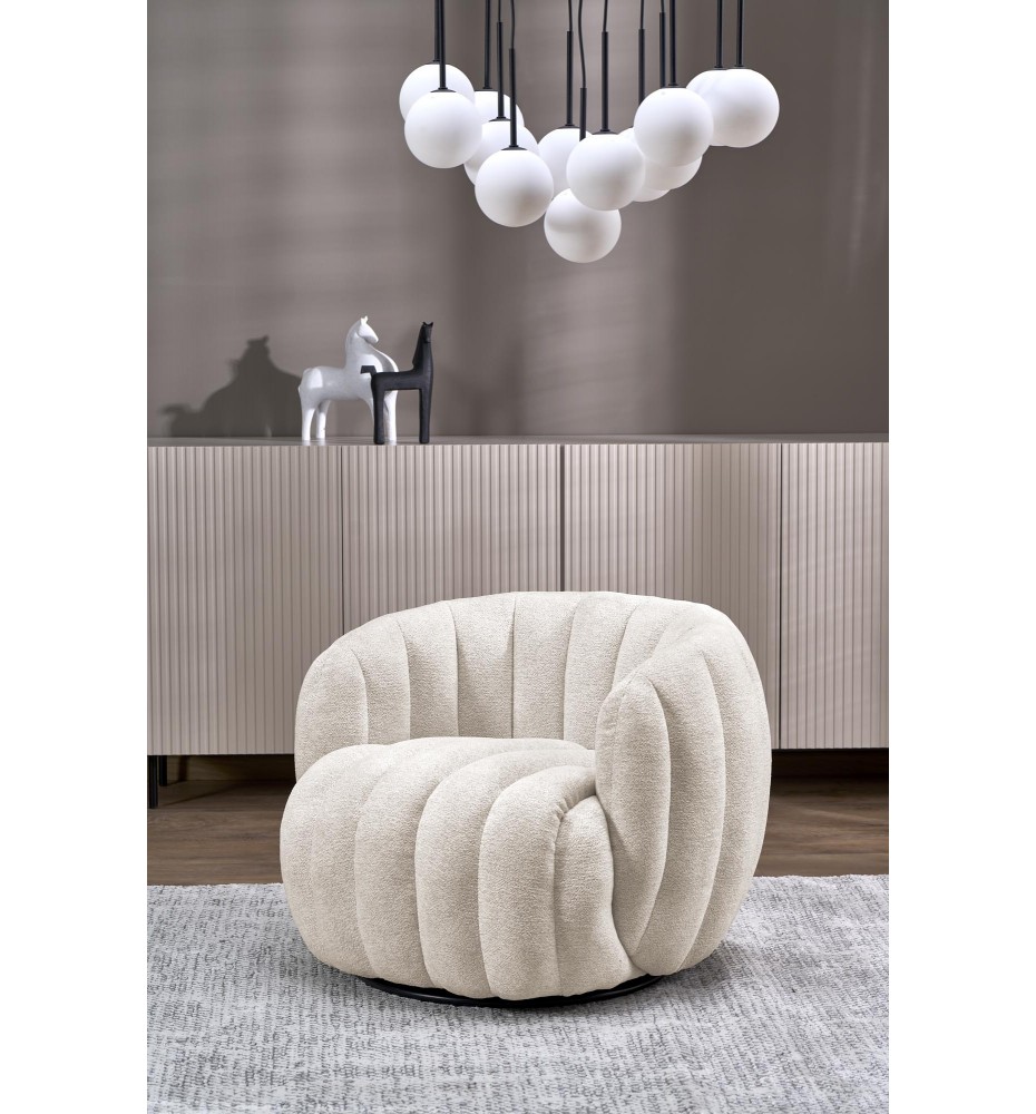 FRASER, leisure chair, cream