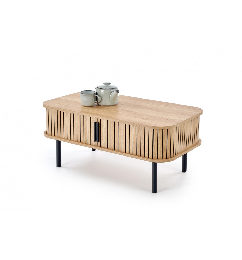ANGELINA coffee table, natural/black