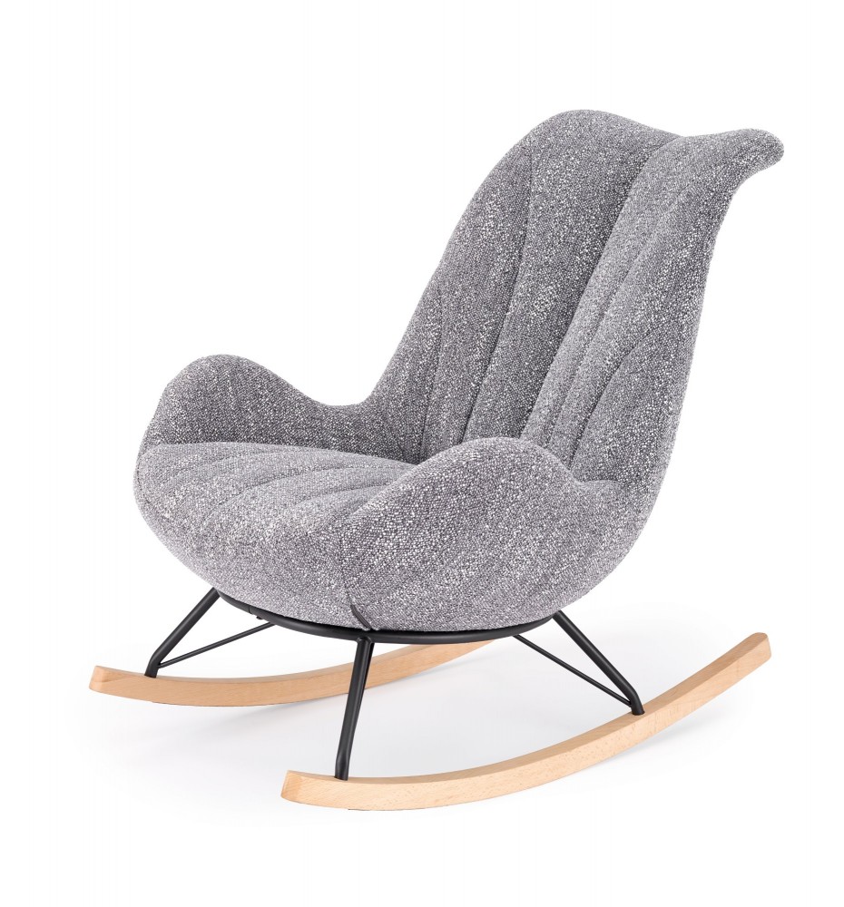 LUIS rocking chair, grey