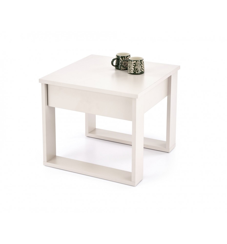 NEA SQUARE coffee table, cashmere