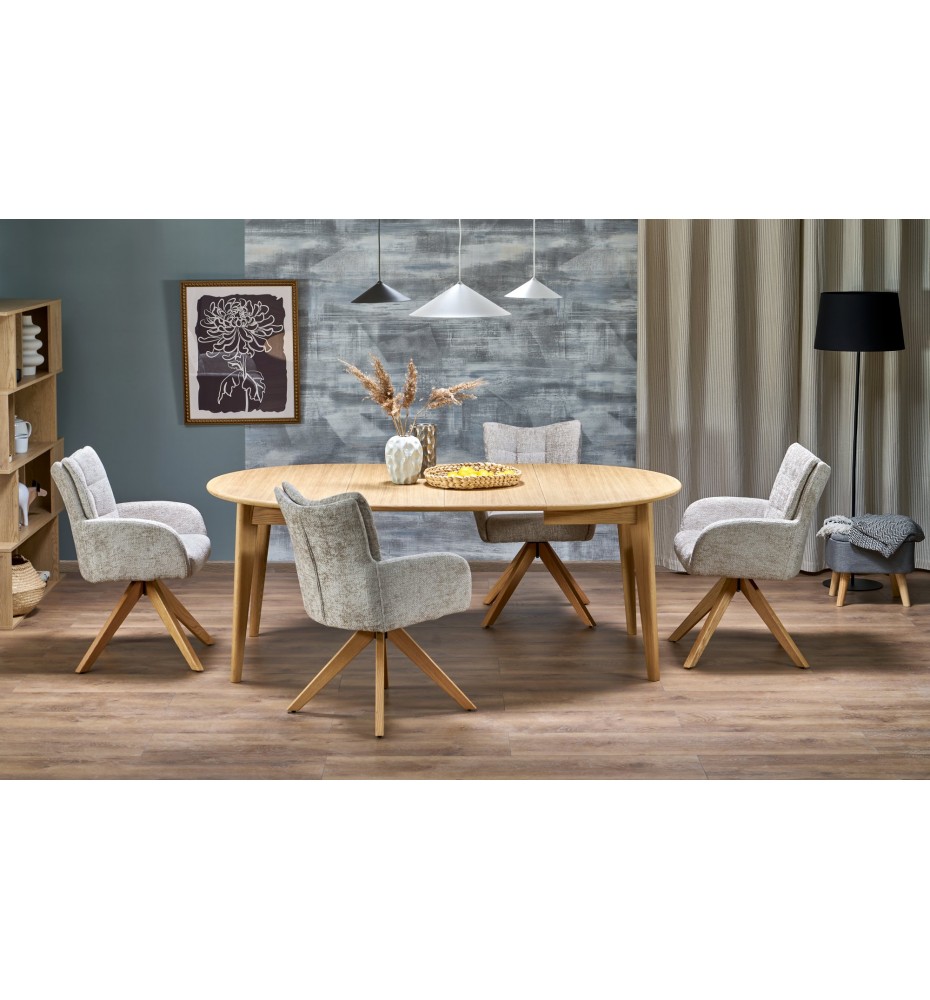 MAGNUS extension table matt natural oak
