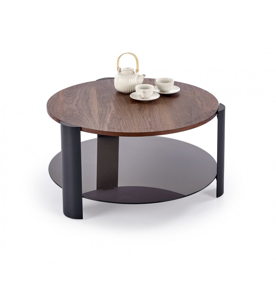 LIRA c.table walnut / black