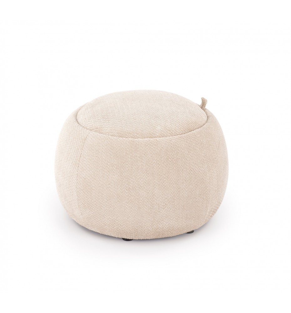 LUMI pouffe color: beige