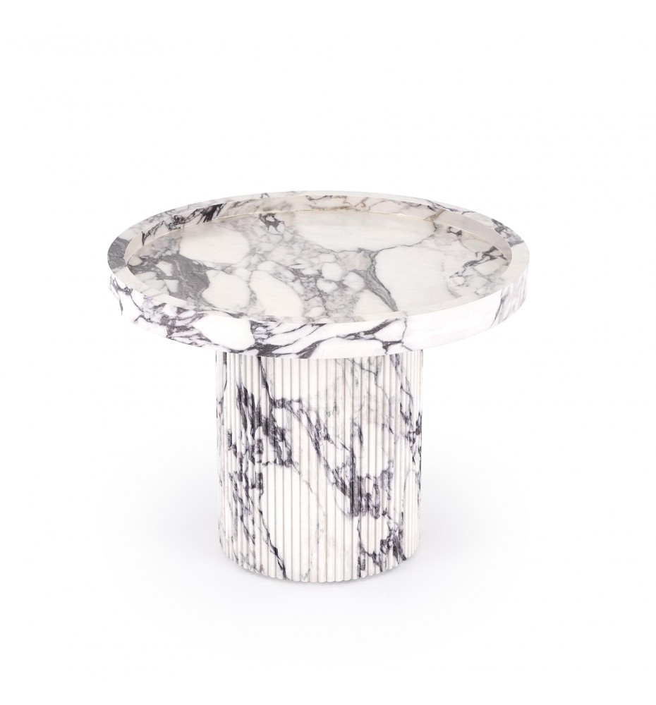 AMARETTO c.table, white marble