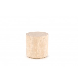 TRAVERTINO_S OKRĄGŁA coffe table, travertine