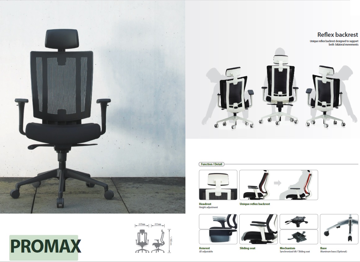 Biuro kėdės Promax hru